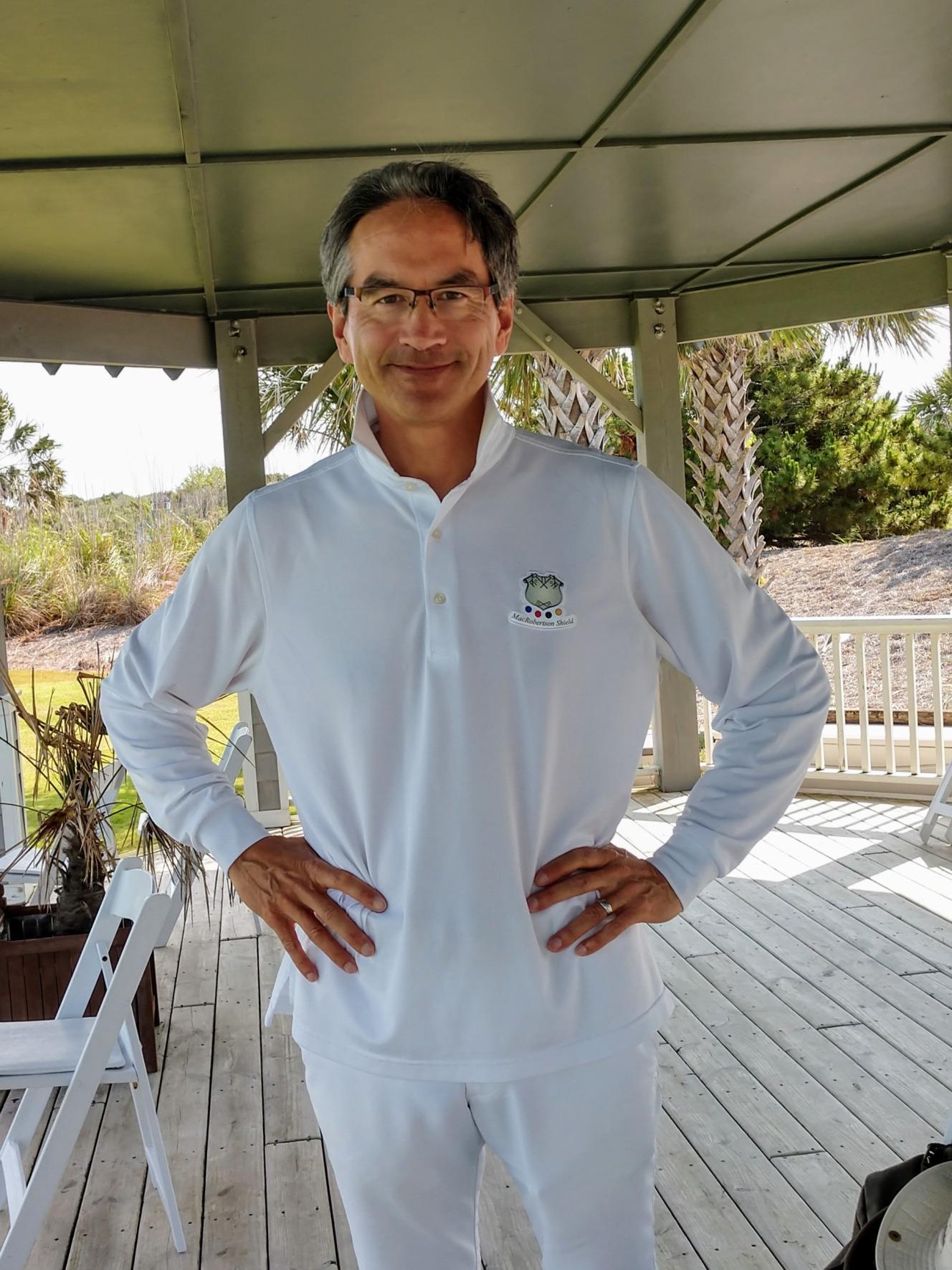 Jeff Soo visiting croquet instructor at Bald Head Club